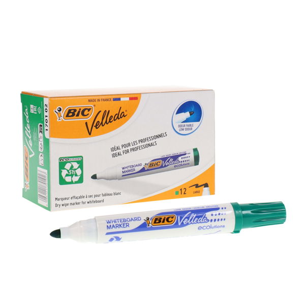 Bic Velleda Bullet Tip Whiteboard Marker - Green