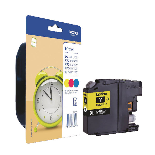 Brother LC125XL Inkjet Cartridge High Yield CMY LC125XLRBWBP