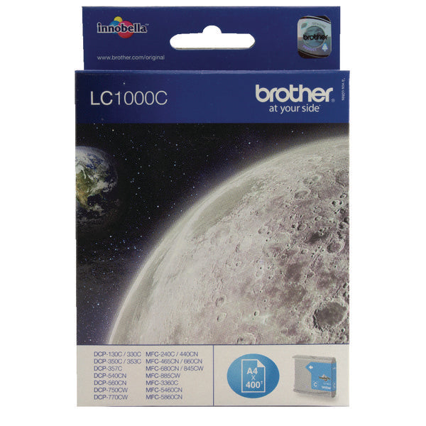 Brother LC1000C Inkjet Cartridge Cyan LC1000C