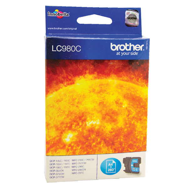 Brother LC980C Inkjet Cartridge Cyan LC980C