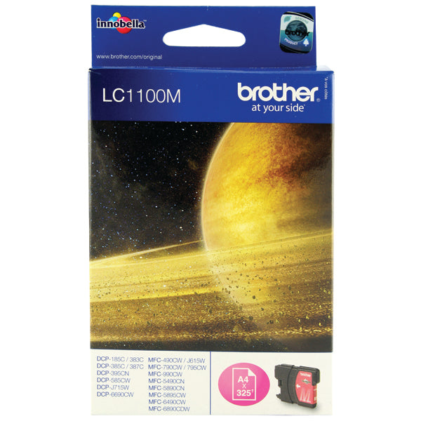 Brother LC1100M Inkjet Cartridge Magenta LC1100M