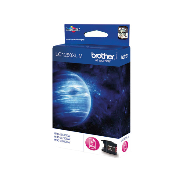 Brother LC1280XLM Inkjet Cartridge High Yield Magenta LC1280XLM