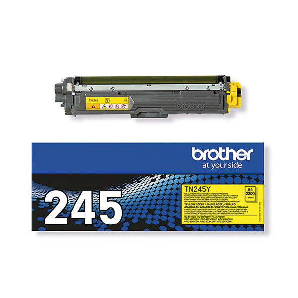 Brother TN-245Y Toner Cartridge High Yield Yellow TN245Y