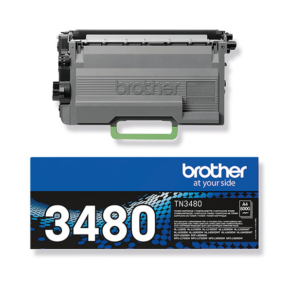 Brother TN-3480 Toner Cartridge High Yield Black TN3480