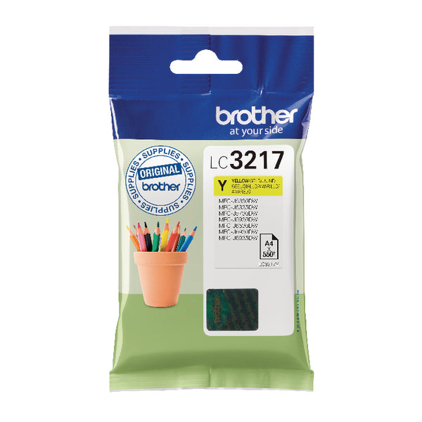 Brother LC3217Y Inkjet Cartridge Yellow LC3217Y