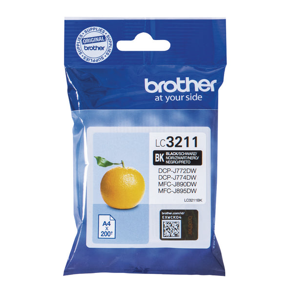 Brother LC3211BK Inkjet Cartridge Black LC3211BK