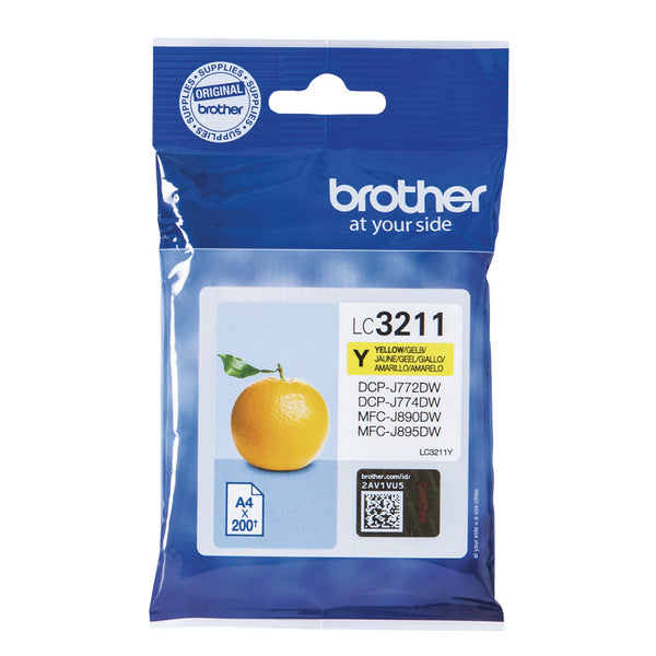 Brother LC3211Y Inkjet Cartridge Yellow LC3211Y