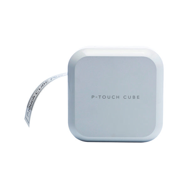 Brother P-touch Cube Plus Label Printer with Bluetooth White PT-P710BTHZ1