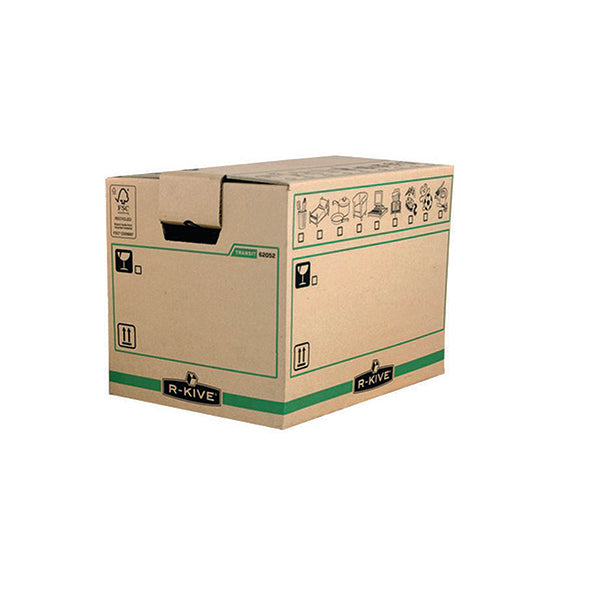 Fellowes Bankers Box Moving Box X-Large Brown Green (Pack of 5) 6205401
