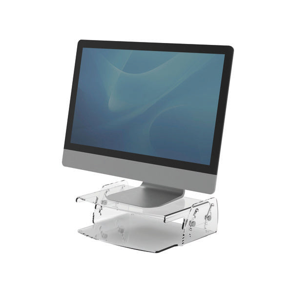 Fellowes Clarity Monitor Riser Clear Acrylic 9731001