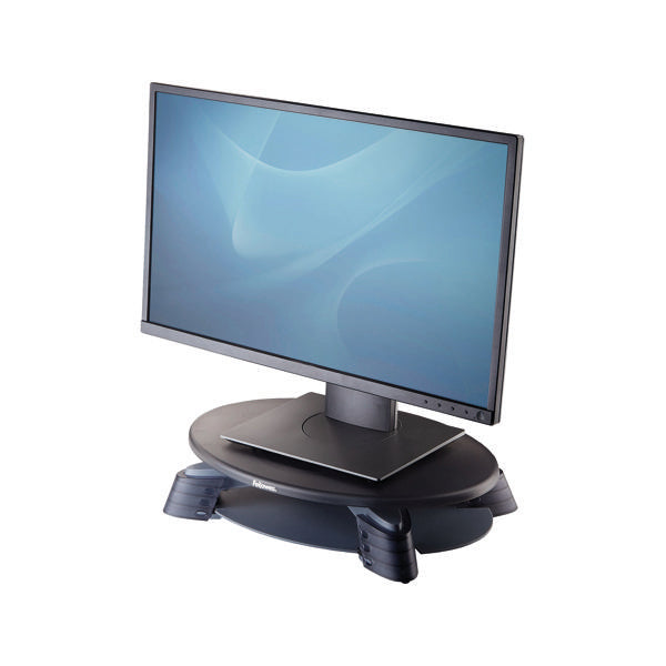 Fellowes Rotating Monitor Riser Platform 14kg Capacity Graphite 9145003