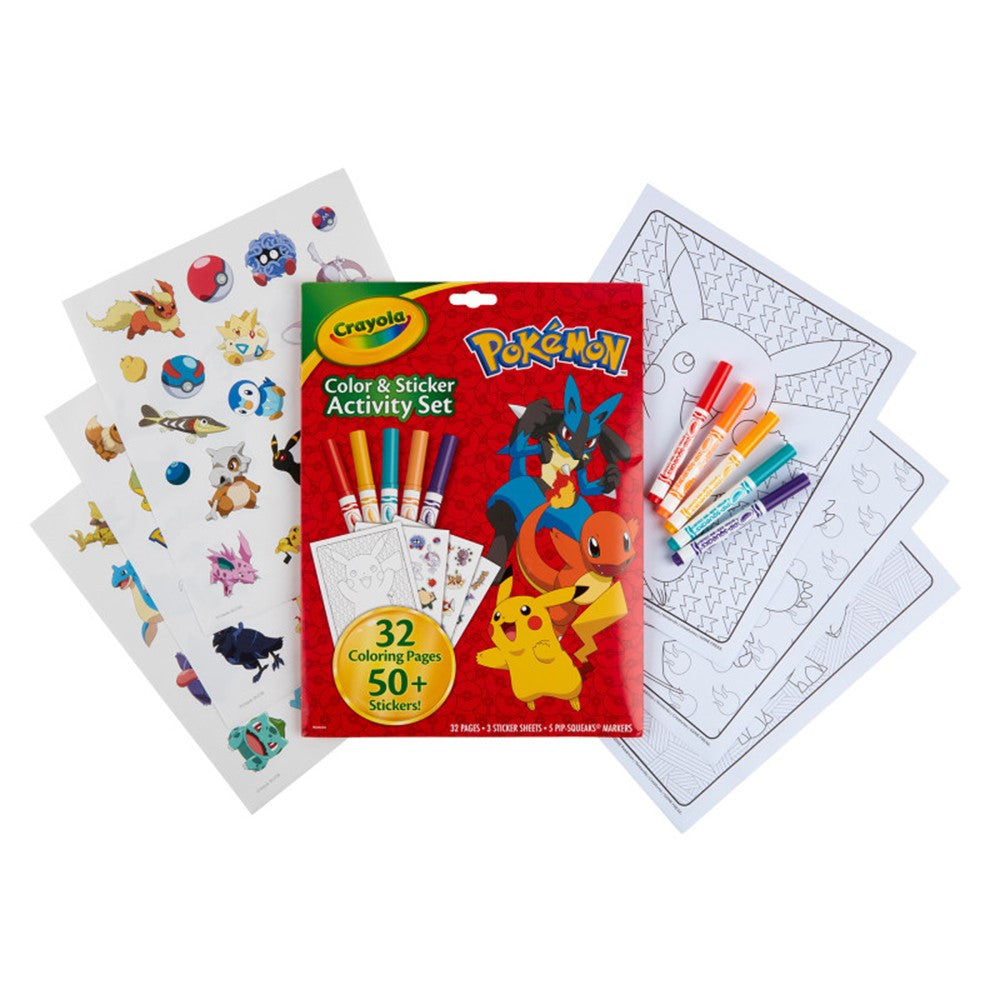 Crayola Pokémon Colour and Activity Set