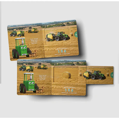 Tractor Ted Push-Pull-Slide Book - Down on the Farm