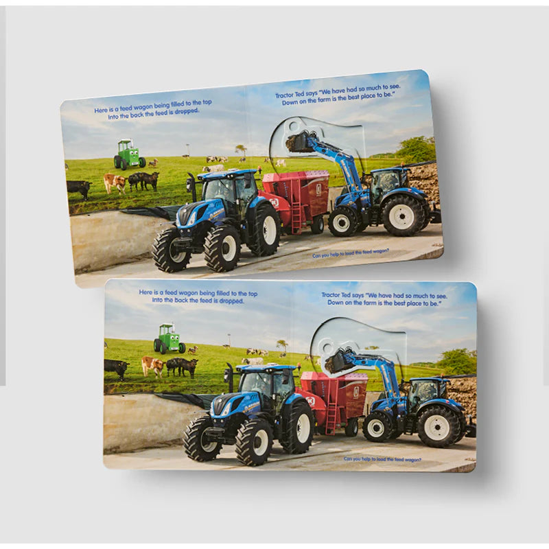 Tractor Ted Push-Pull-Slide Book - Down on the Farm