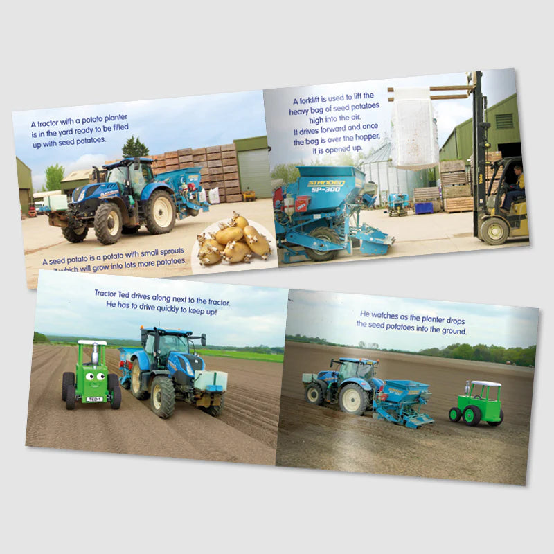 Tractor Ted Read & Watch Book - Spuds in Mud