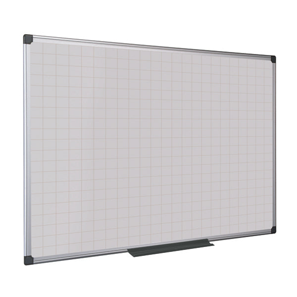 Bi-Office Maya Magnetic Whiteboard Gridded 900x600mm MA0347170