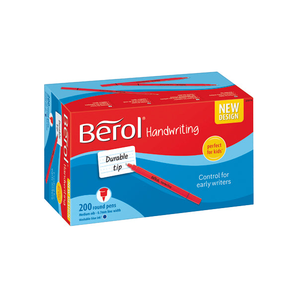 Berol Handwriting Pen Blue (Pack of 200) 2056779