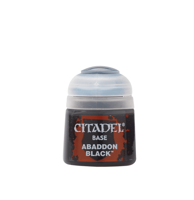 Warhammer Citadel Base Paint: Abaddon Black 12ml