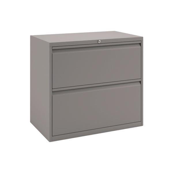 Bisley 2 Drawer Filing Cabinet 800x470x697mm Goose Grey BY74760