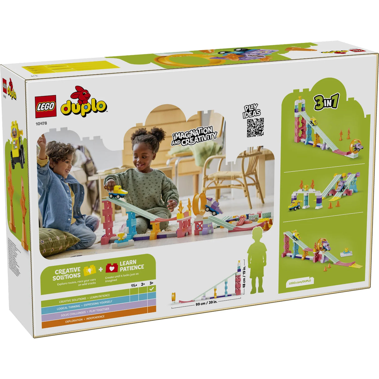 LEGO Duplo - 3 in 1 Creative Ramps with Vehicles