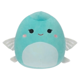 Squishmallows 7.5 Inch Janie Light Teal Flying Fish