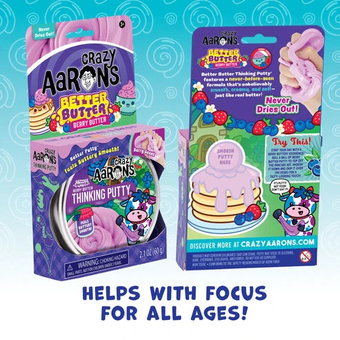 Crazy Aaron's Thinking Putty 3.5" - Better Butter Berry Butter