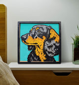 Splat Planet Wood Art Kit - Sausage Dog