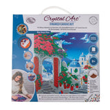 Crystal Art Canvas Kit 30x30cm - Blue House View