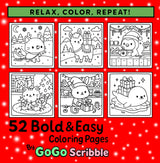 Bold & Easy: Merry Christmas Colouring Book