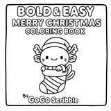 Bold & Easy: Merry Christmas Colouring Book