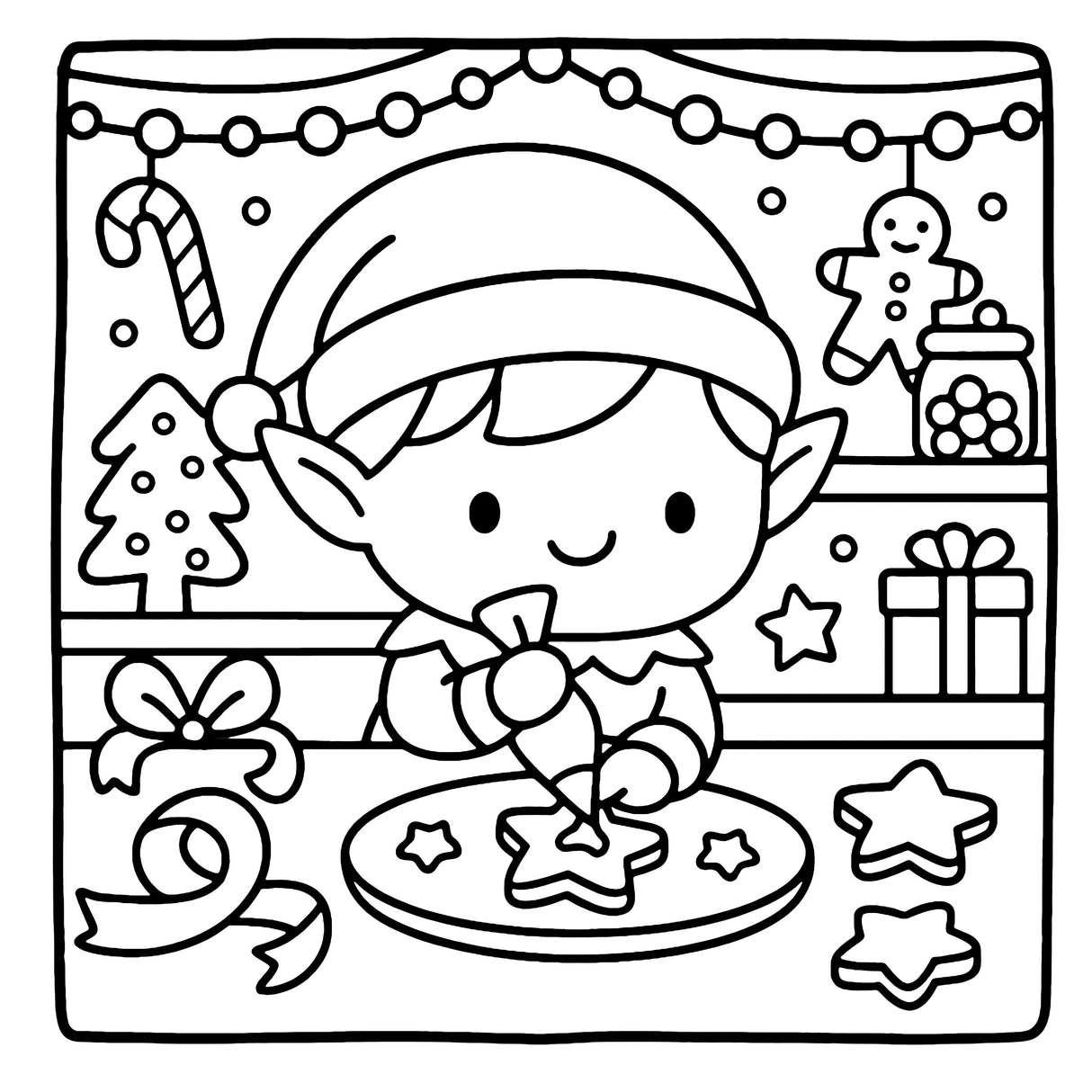 Bold & Easy: Merry Christmas Colouring Book