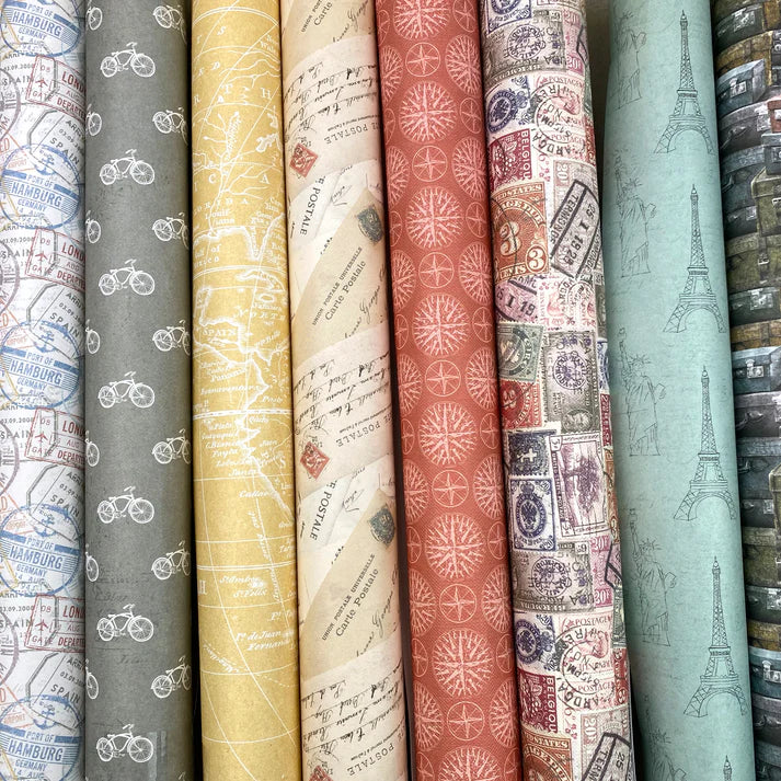 First Edition 6x6 Paper Pad - Bon Voyage