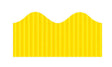 Bordette Scalloped - Canary Yellow 57mm x 15m