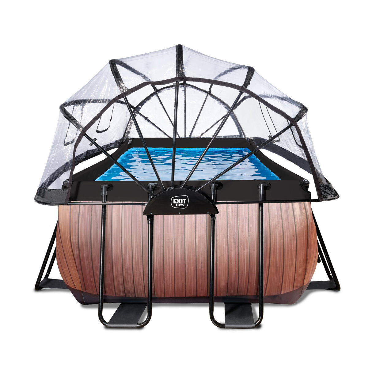 Brown Wood Rectangular Frame Pool - 5.4