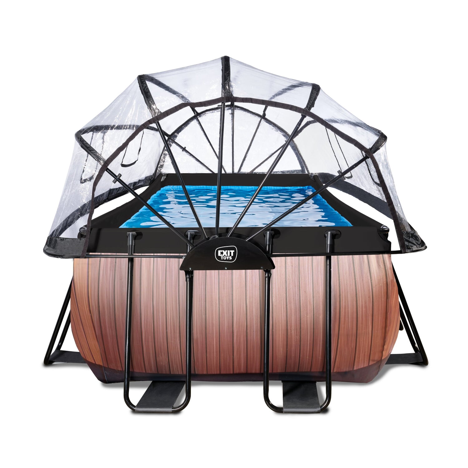 Brown Wood Rectangular Frame Pool - 5.4