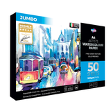 Zieler Jumbo A4 Artists Watercolour Paper - 50 sheets