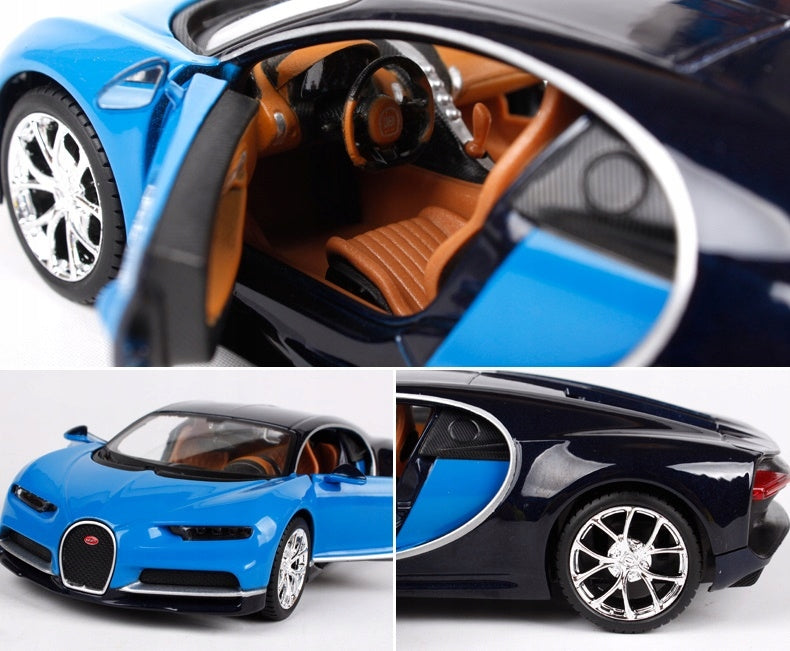 MAISTO 1:24 BUGATTI CHIRON BLUE KIT
