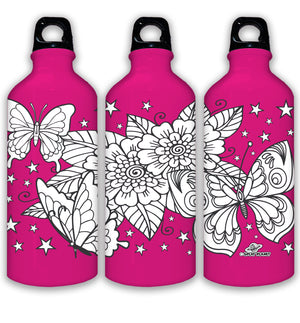 Create Your Own Water Bottle Set - Butterfly Design
