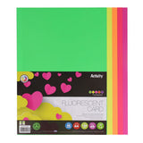 Premier Activity A4 160gsm Card - Fluorescent (40 Sheets)