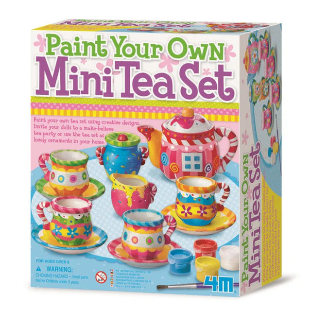 KidzMaker Kit - Paint Your Own Mini Tea Set
