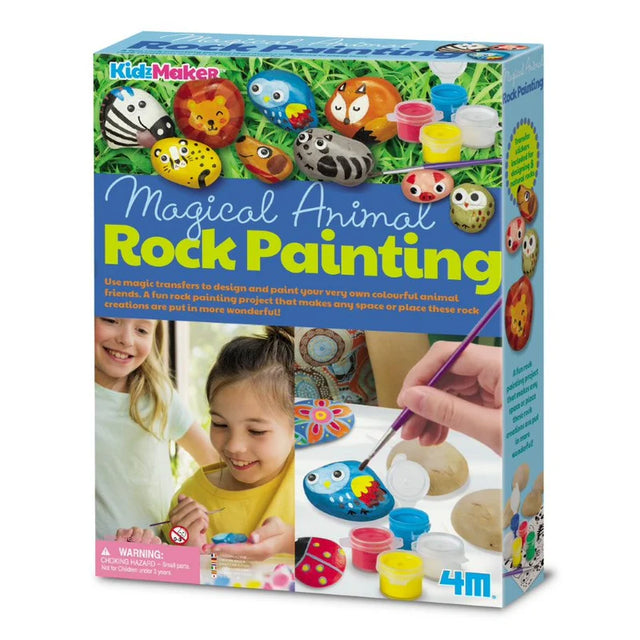 Kidzmaker - Magical Animal Rock Painting Kit