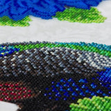 Crystal Art Canvas Kit 30x30cm - Flowering Peacock