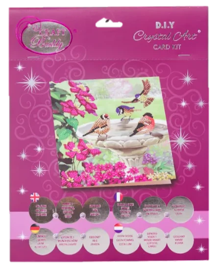 Crystal Art Card Kit - Birds