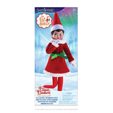 Elf on the Shelf Claus Couture - Red Dress with Green Bow
