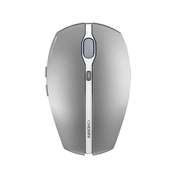 Cherry Gentix Bluetooth Wireless Mouse with Multi Device Function Frosted Silver JW-7500-20