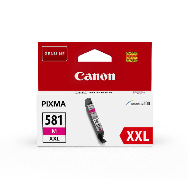 Canon CLI-581XXL Inkjet Cartridge Extra High Yield Magenta 1996C001