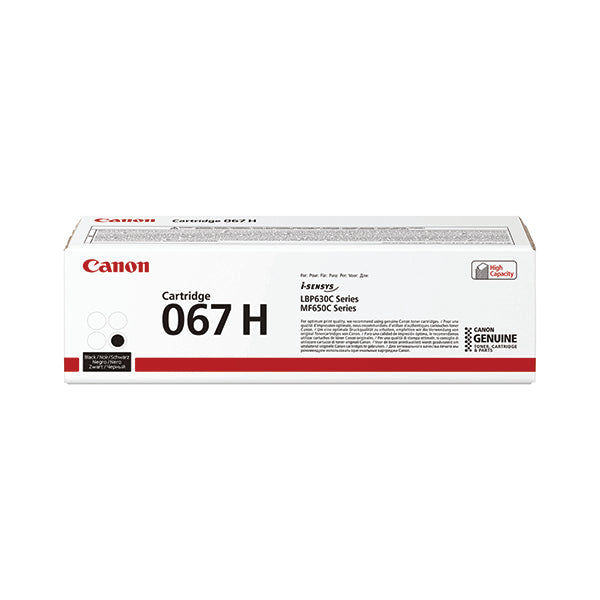 Canon 067H Toner Cartridge High Yield Black 5106C002
