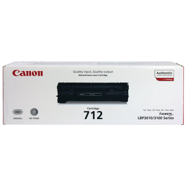 Canon 712 Toner Cartridge Black 1870B002