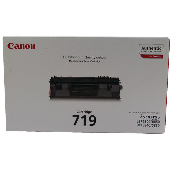 Canon 719 Toner Cartridge Black 3479B002
