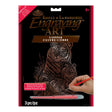 Copper Foil Engraving Art Set - Tiger & Cubs